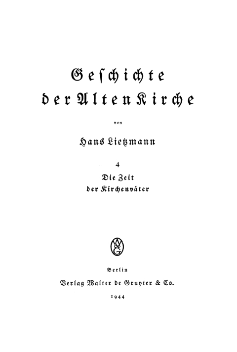 Cover image for book Die Zeit der Kirchenväter