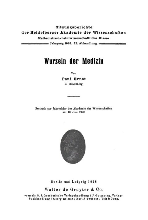 Cover image for book Wurzeln der Medizin
