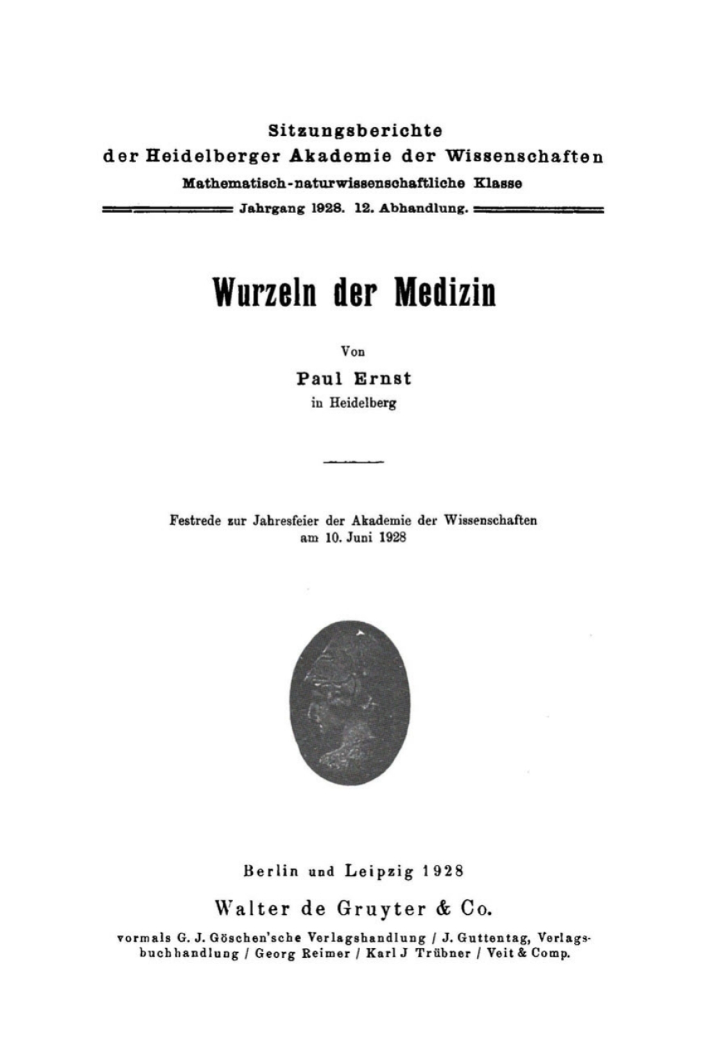 Page Fidelity Wurzeln der Medizin; $179.81