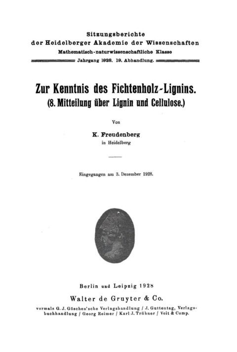 Cover image for book Zur Kenntnis des Fichtenholz-Lignins