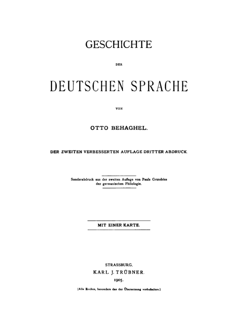 Cover image for book Geschichte der deutschen Sprache