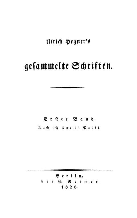 Cover image for book Auch ich war in Paris