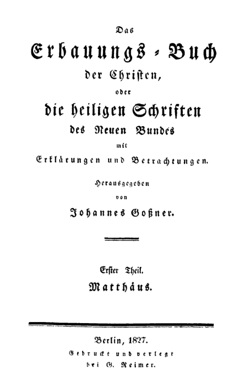 Cover image for book Matthäus
