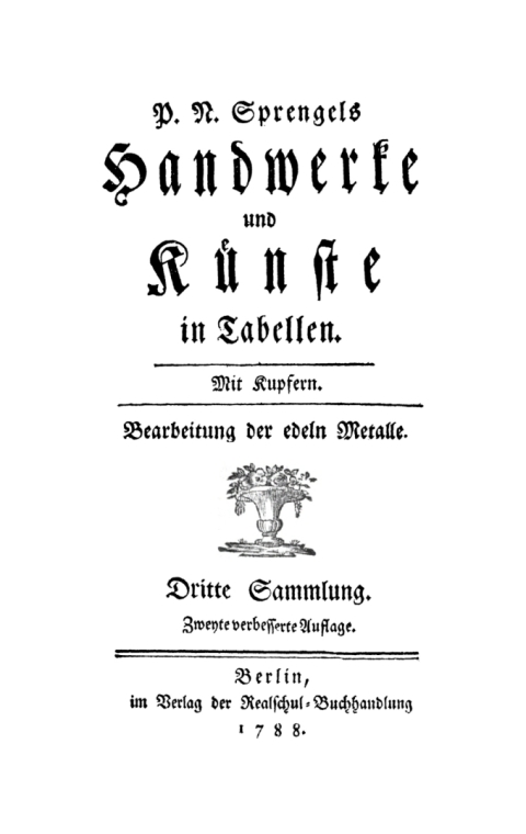 Cover image for book Bearbeitung der edeln Metalle