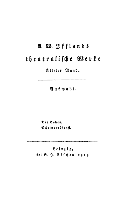 Cover image for book Die Höhen. Scheinverdienst