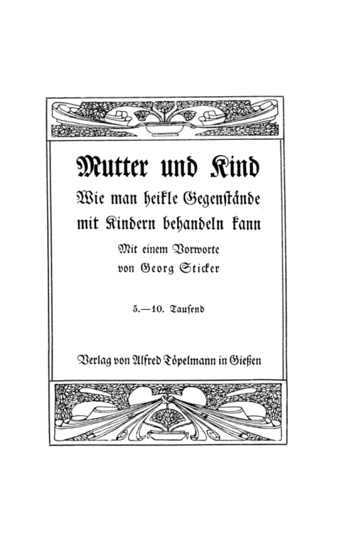 Cover image for book Mutter und Kind