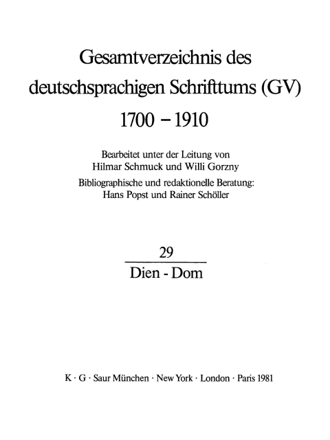 Cover image for book Dien - Dom