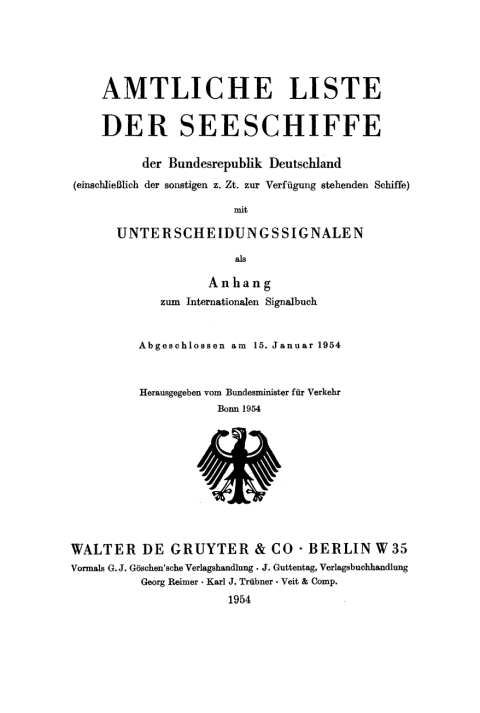 Cover image for book Jan. 1954