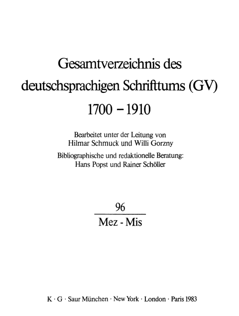 Cover image for book Mez - Mis
