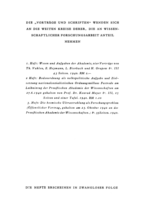 Cover image for book Die kosmische Ultrastrahlung als Forschungsproblem