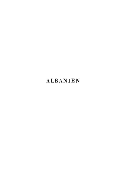 Cover image for book Albanien