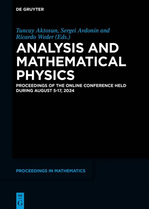 Cover image for book Analysis and Mathematical Physics
