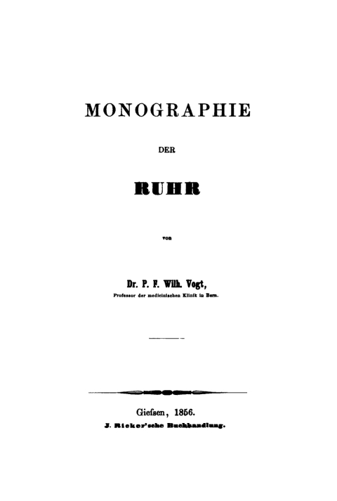 Cover image for book Monographie der Ruhr