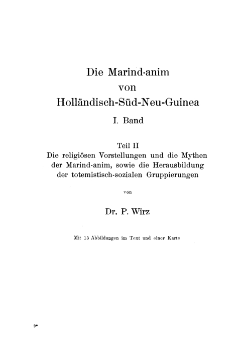 Cover image for book Die religiösen Vorstellungen und die Mythen der Marind-anim, sowie die Herausbildung der totemistisch-sozialen Gruppierungen