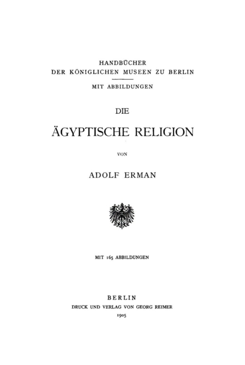 Cover image for book Die ägyptische Religion