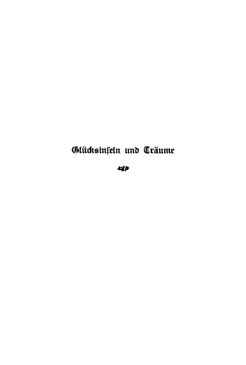 Cover image for book Glücksinseln und Träume