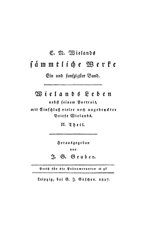 Cover image for book Wielands Leben, Teil 2