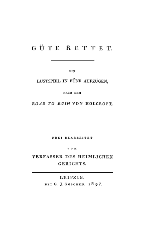 Cover image for book Güte rettet