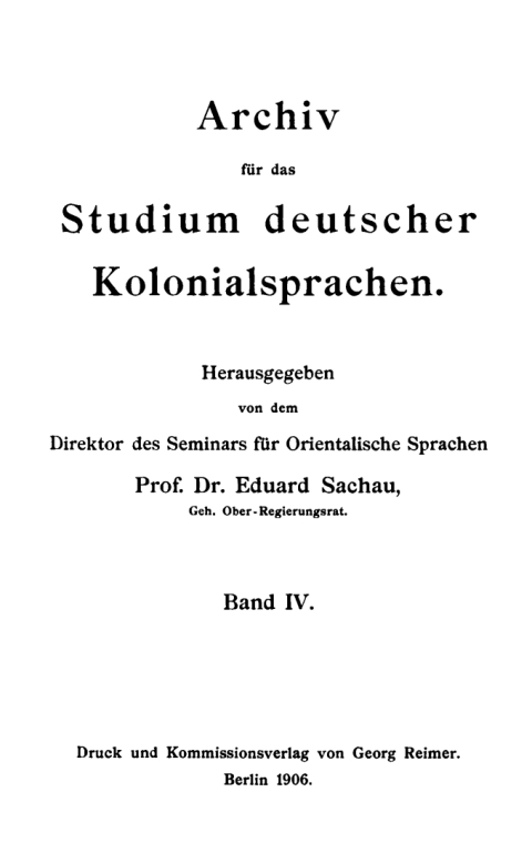 Cover image for book Wörterbuch und Grammatik der Marshall-Sprache