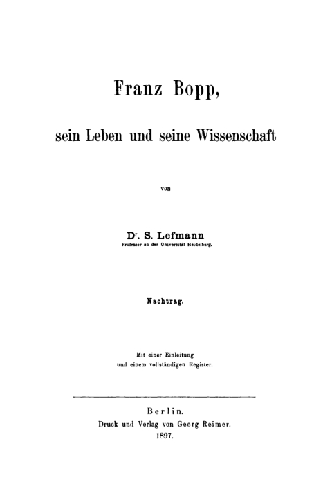 Cover image for book Briefwechsel zwischen Franz Bopp und Wilhelm von Humboldt
