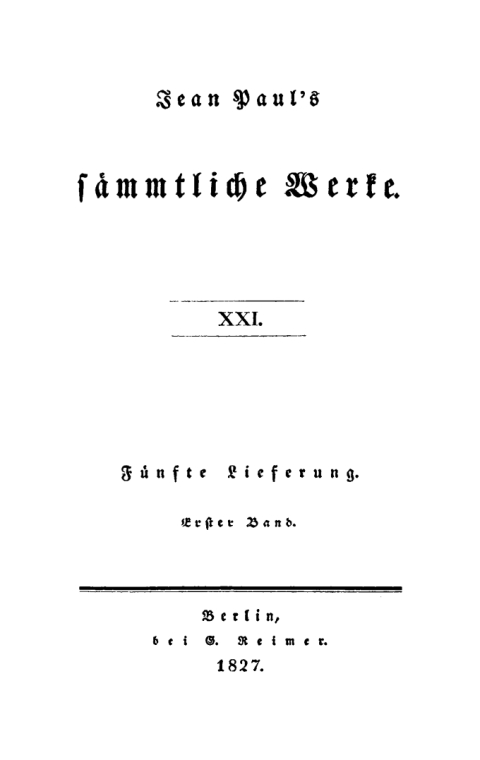 Cover image for book Fünfte Lieferung. Erster Band: Titan