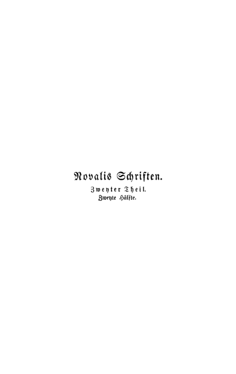 Cover image for book Novalis: Novalis Schriften. Teil 2, Hälfte 2