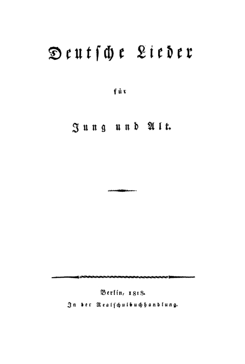 Cover image for book Deutsche Lieder für Jung und Alt