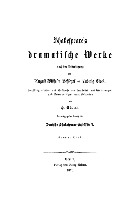 Cover image for book Die lustigen Weiber von Windsor. Das Wintermärchen. Titus Andronicus