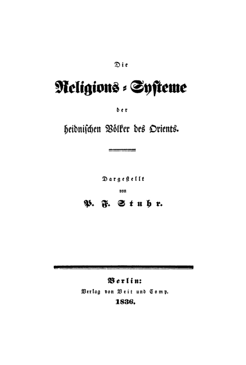 Cover image for book Die Religions-Systeme der heidnischen Völker des Orients