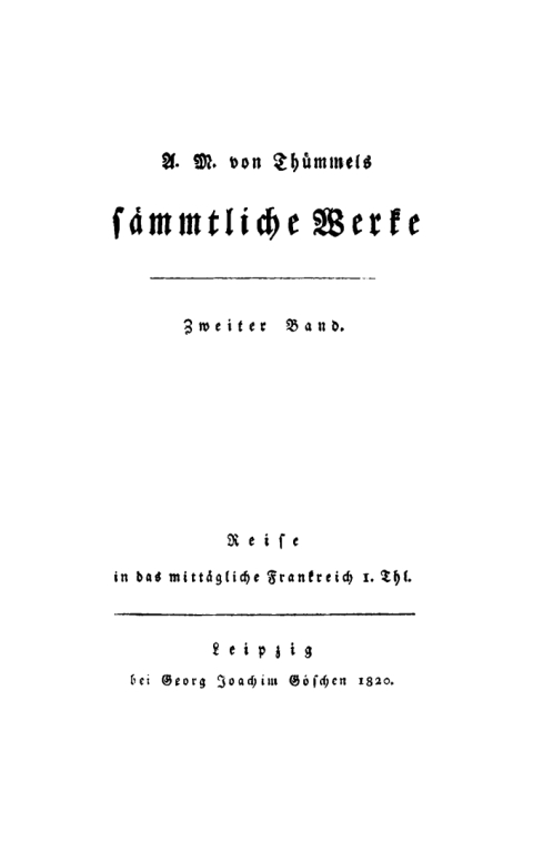 Cover image for book Reise in das mittägliche Frankreich, Teil 1