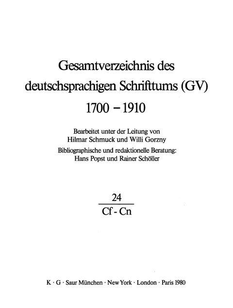 Cover image for book Cf - Cn