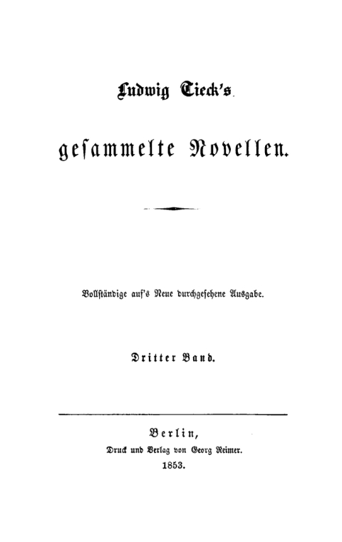 Cover image for book Novellen, Band 3