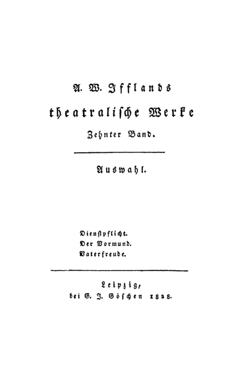 Cover image for book Dienstpflicht. Der Vormund. Vaterfreude