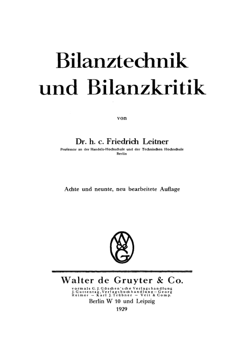 Cover image for book Bilanztechnik und Bilanzkritik