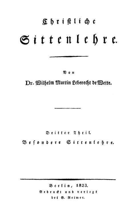 Cover image for book Besondere Sittenlehre