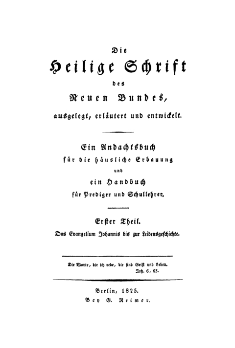 Cover image for book Das Evangelium Johannis bis zur Leidensgeschichte