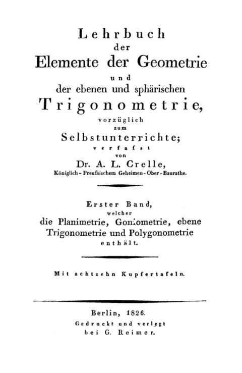 Cover image for book Welcher die Planimetrie, Goniometrie, ebene Trigonometrie und Polygonometrie enthält