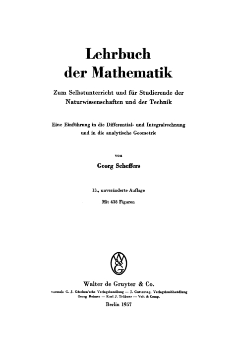 Cover image for book Lehrbuch der Mathematik