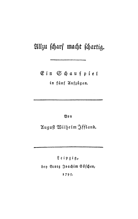 Cover image for book Allzu scharf macht schartig