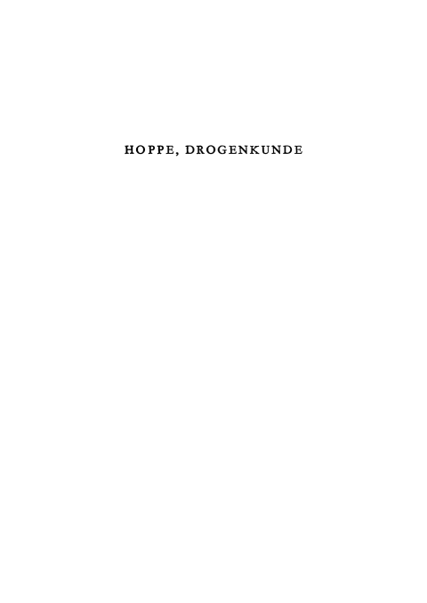 Cover image for book Drogenkunde
