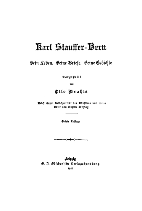 Cover image for book Karl Stauffer-Bern