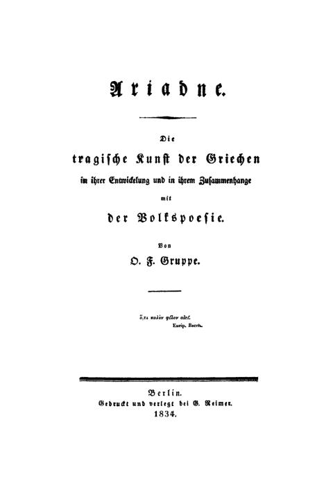 Cover image for book Ariadne