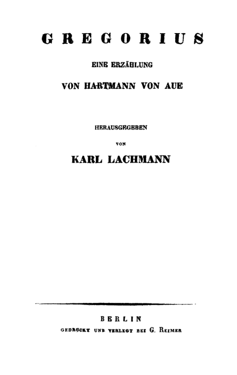Cover image for book Gregorius