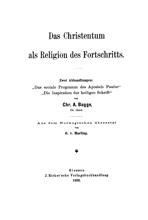 Cover image for book Das Christentum als Religion des Fortschritts