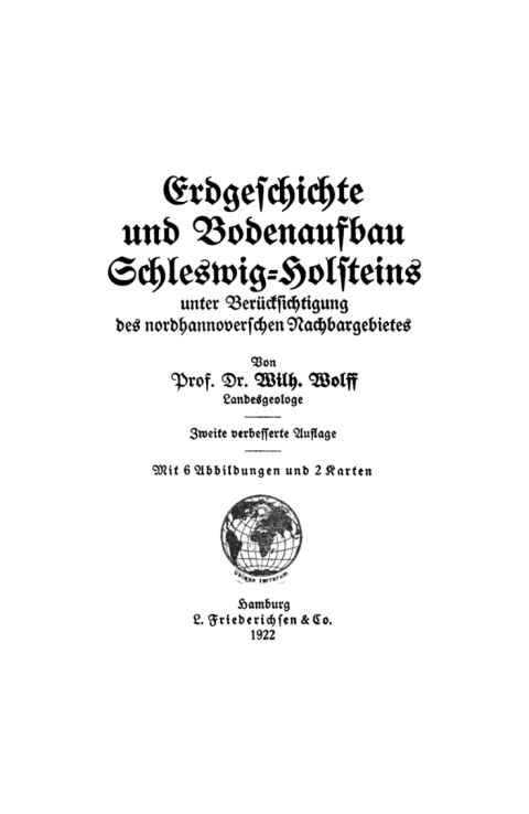 Cover image for book Erdgeschichte und Bodenaufbau Schleswig-Holsteins
