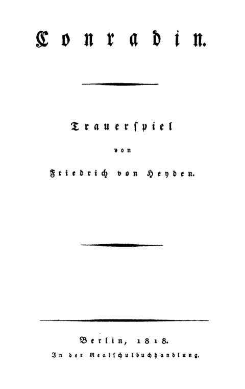 Cover image for book Conradin