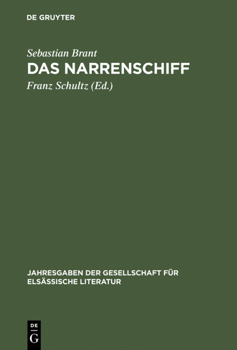 Cover image for book Das Narrenschiff