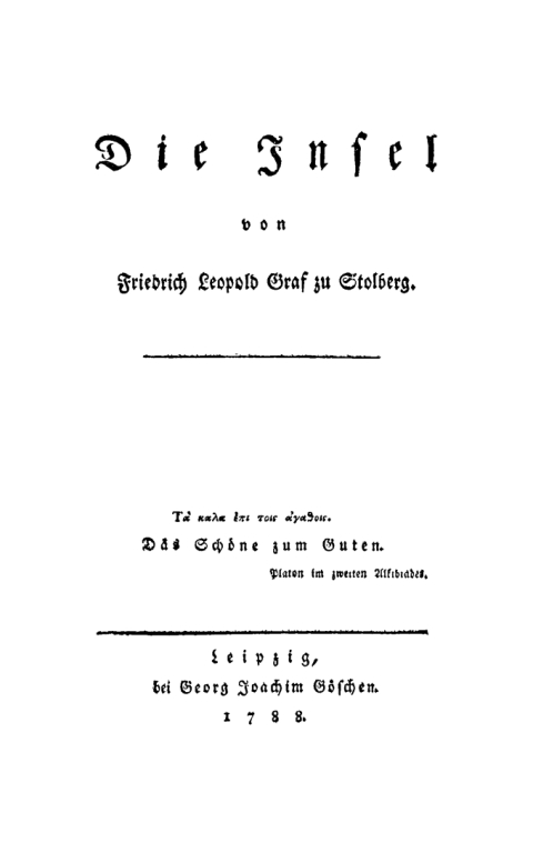 Cover image for book Die Insel