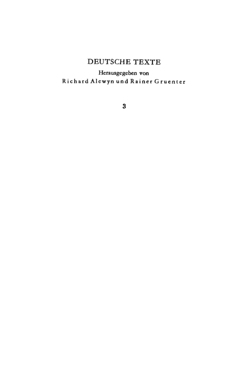 Cover image for book Ausgewählte deutsche Schriften