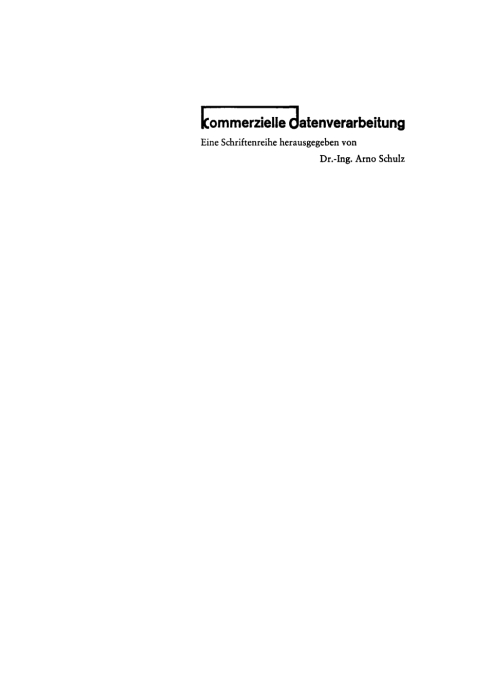 Elektronische Datenverarbeitung in Handelsbetrieben 